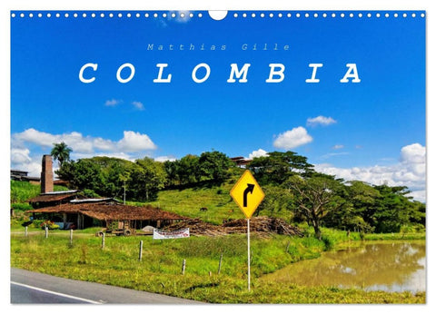 Colombia / UK-Version (Wall Calendar 2026 DIN A3 landscape), CALVENDO 12 Month Wall Calendar