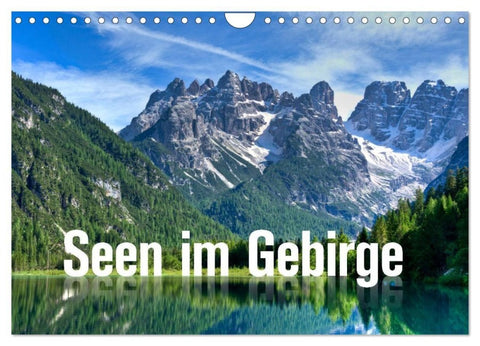 Seen im Gebirge (Wandkalender 2027 DIN A4 quer), CALVENDO Monatskalender