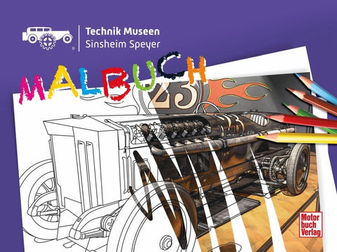 Museum Sinsheim - Speyer Malbuch