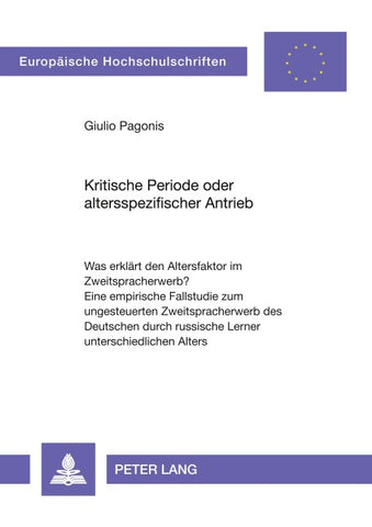 Kritische Periode oder altersspezifischer Antrieb