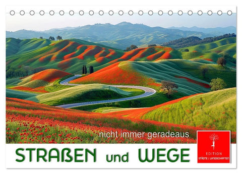 Straßen und Wege (Tischkalender 2027 DIN A5 quer), CALVENDO Monatskalender