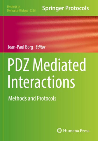 PDZ Mediated Interactions