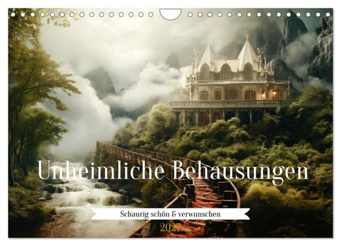Unheimliche Behausungen (Wandkalender 2027 DIN A4 quer), CALVENDO Monatskalender
