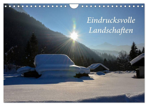Eindrucksvolle Landschaften (Wandkalender 2027 DIN A4 quer), CALVENDO Monatskalender