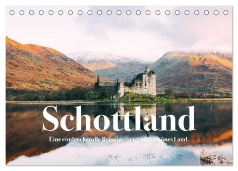 Schottland - Eine eindrucksvolle Reise in ein wunderschönes Land. (Tischkalender 2027 DIN A5 quer), CALVENDO Monatskalender