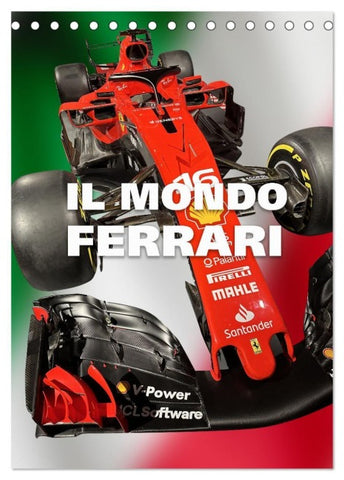 Il Mondo Ferrari (Tischkalender 2027 DIN A5 hoch), CALVENDO Monatskalender