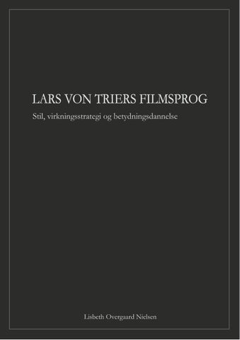 Lars von Triers filmsprog