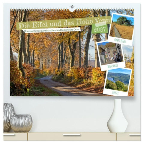 Die Eifel und das Hohe Venn (hochwertiger Premium Wandkalender 2027 DIN A2 quer), Kunstdruck in Hochglanz