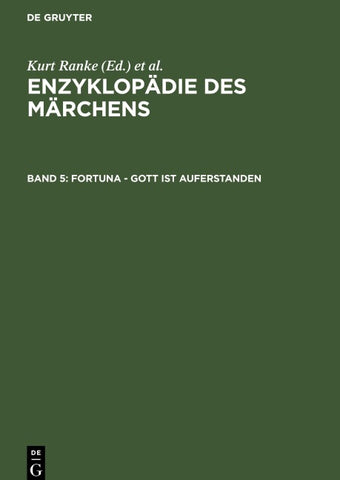 Enzyklopädie des Märchens / Fortuna - Gott ist auferstanden