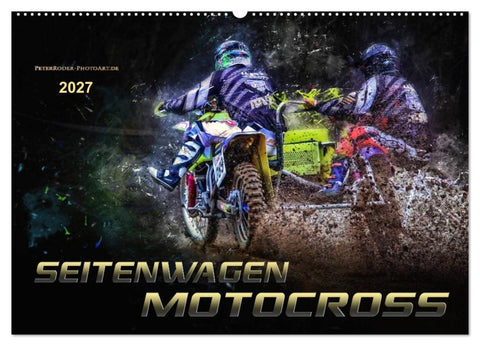 Seitenwagen Motocross (Wandkalender 2027 DIN A2 quer), CALVENDO Monatskalender