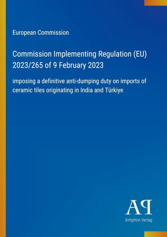 Commission Implementing Regulation (EU) 2023/265 of 9 February 2023