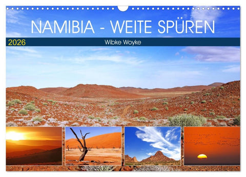 Namibia - Weite spüren (Wandkalender 2026 DIN A3 quer), CALVENDO Monatskalender