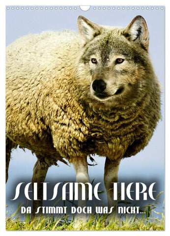 Seltsame Tiere - da stimmt doch was nicht... (Wandkalender 2027 DIN A3 hoch), CALVENDO Monatskalender