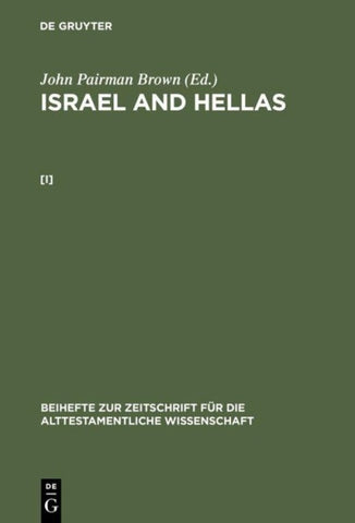 Israel and Hellas. [I]