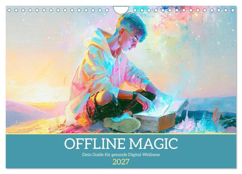 Offline Magic. Dein Guide für gesunde Digital-Wellness (Wandkalender 2027 DIN A4 quer), CALVENDO Monatskalender