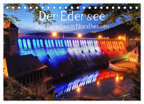 Der Edersee - Das Paradies in Nordhessen (Tischkalender 2026 DIN A5 quer), CALVENDO Monatskalender