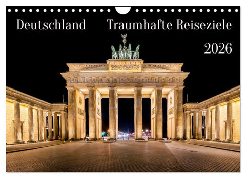 Deutschland - Traumhafte Reiseziele (Wandkalender 2026 DIN A4 quer), CALVENDO Monatskalender