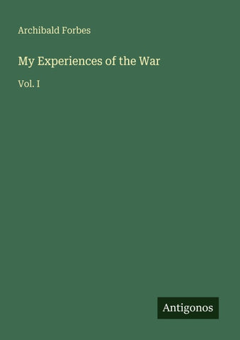 My Experiences of the War
