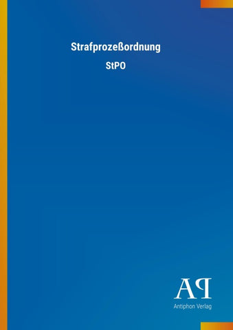 Strafprozeßordnung