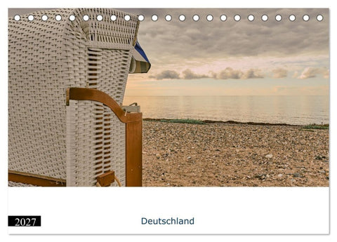 Küstenregionen Deutschland (Tischkalender 2027 DIN A5 quer), CALVENDO Monatskalender
