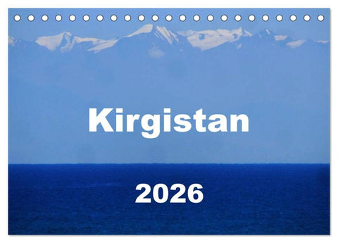Kirgistan 2026 (Tischkalender 2026 DIN A5 quer), CALVENDO Monatskalender