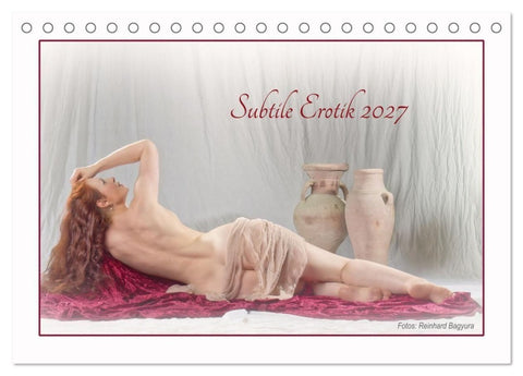 Subtile Erotik (Tischkalender 2027 DIN A5 quer), CALVENDO Monatskalender