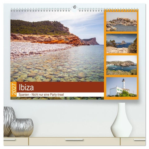 Ibiza - Spanien (hochwertiger Premium Wandkalender 2027 DIN A2 quer), Kunstdruck in Hochglanz
