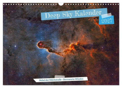 Deep Sky Kalender (Wandkalender 2027 DIN A3 quer), CALVENDO Monatskalender
