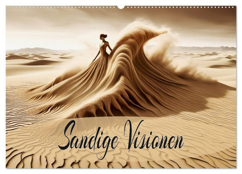 Sandige Visionen (Wandkalender 2027 DIN A2 quer), CALVENDO Monatskalender