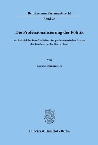 Die Professionalisierung der Politik