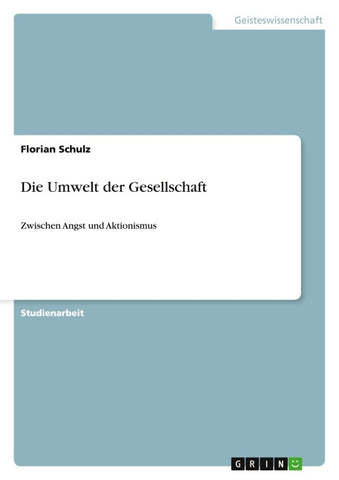 Die Umwelt der Gesellschaft