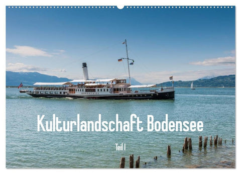 Kulturlandschaft Bodensee - Teil I (Wandkalender 2026 DIN A2 quer), CALVENDO Monatskalender
