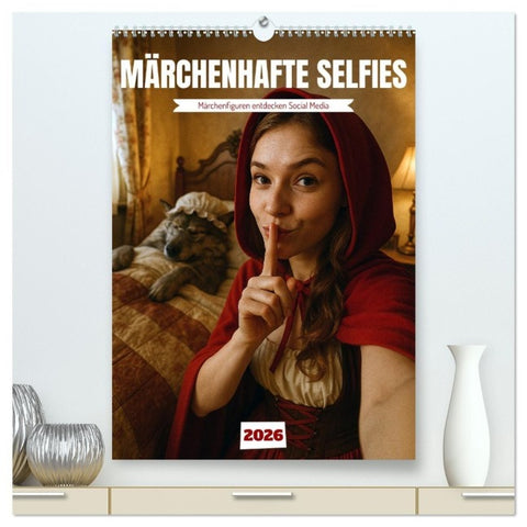 Märchenhafte Selfies (hochwertiger Premium Wandkalender 2026 DIN A2 hoch), Kunstdruck in Hochglanz