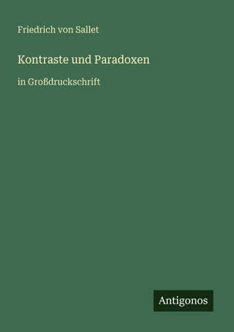 Kontraste und Paradoxen