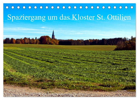 Spaziergang um das Kloster St. Ottilien (Tischkalender 2026 DIN A5 quer), CALVENDO Monatskalender