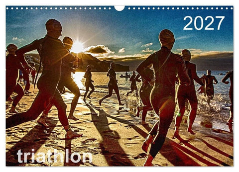 TRIATHLON 2027 (Wandkalender 2027 DIN A3 quer), CALVENDO Monatskalender