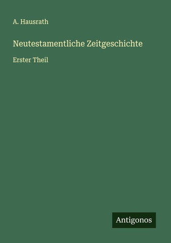 Neutestamentliche Zeitgeschichte