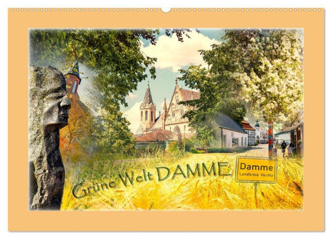 Grüne Welt DAMME (Wandkalender 2027 DIN A2 quer), CALVENDO Monatskalender
