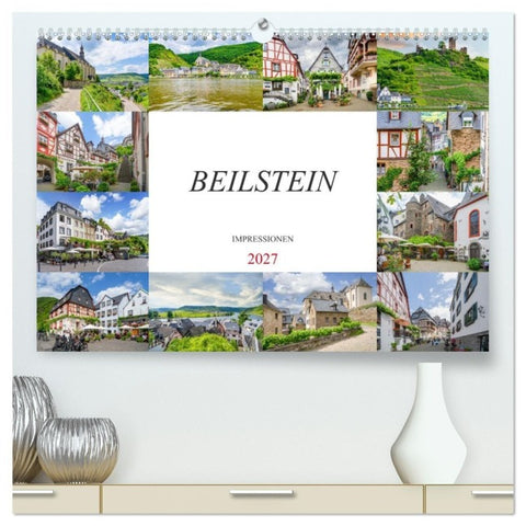 Beilstein Impressionen (hochwertiger Premium Wandkalender 2027 DIN A2 quer), Kunstdruck in Hochglanz