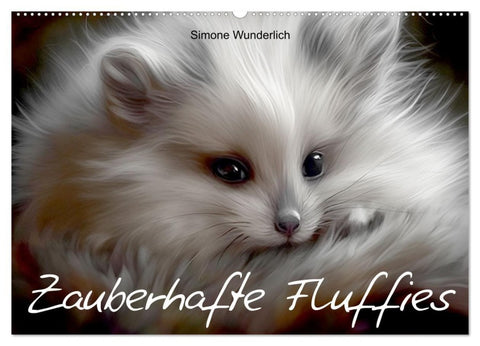 Zauberhafte Fluffies (Wandkalender 2027 DIN A2 quer), CALVENDO Monatskalender