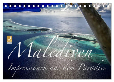 Malediven Impressionen aus dem Paradies (Tischkalender 2026 DIN A5 quer), CALVENDO Monatskalender