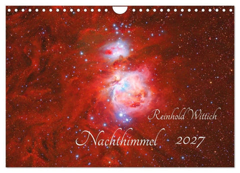 Nachthimmel (Wandkalender 2027 DIN A4 quer), CALVENDO Monatskalender