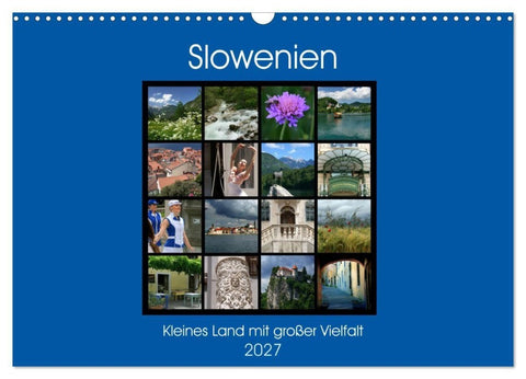 Slowenien (Wandkalender 2027 DIN A3 quer), CALVENDO Monatskalender