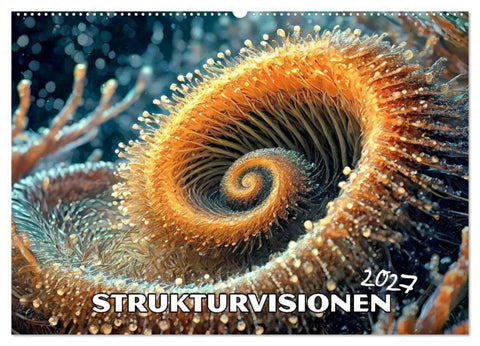 Strukturvisionen (Wandkalender 2027 DIN A2 quer), CALVENDO Monatskalender