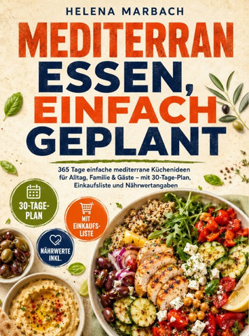 Mediterran essen, einfach geplant