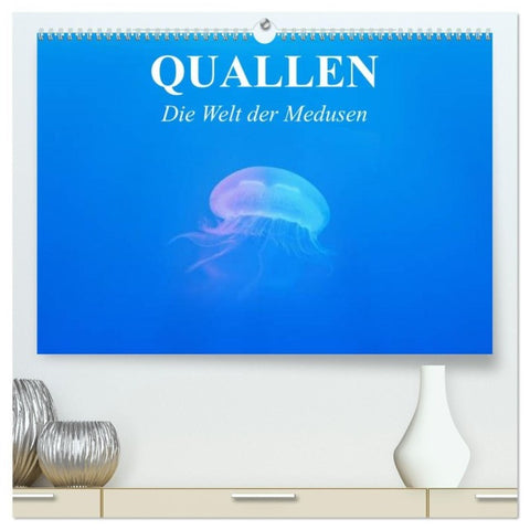 Quallen. Die Welt der Medusen (hochwertiger Premium Wandkalender 2027 DIN A2 quer), Kunstdruck in Hochglanz