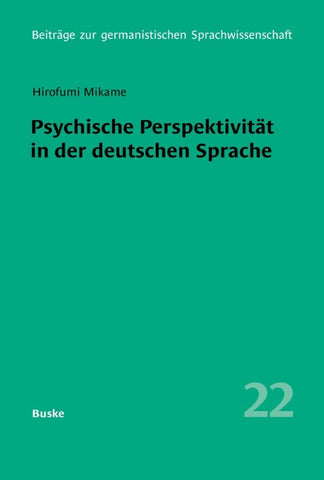 Psychische Perspektivität in der deutschen Sprache