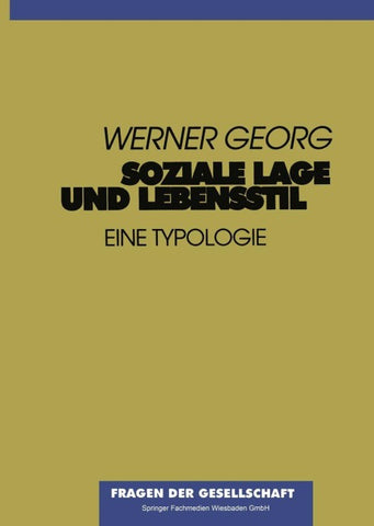 Soziale Lage und Lebensstil