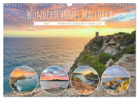 Wunderschönes Mallorca (Wandkalender 2027 DIN A3 quer), CALVENDO Monatskalender