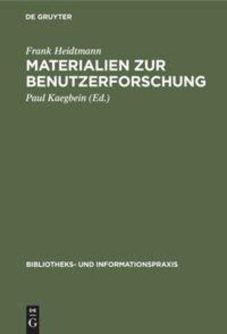 Materialien zur Benutzerforschung